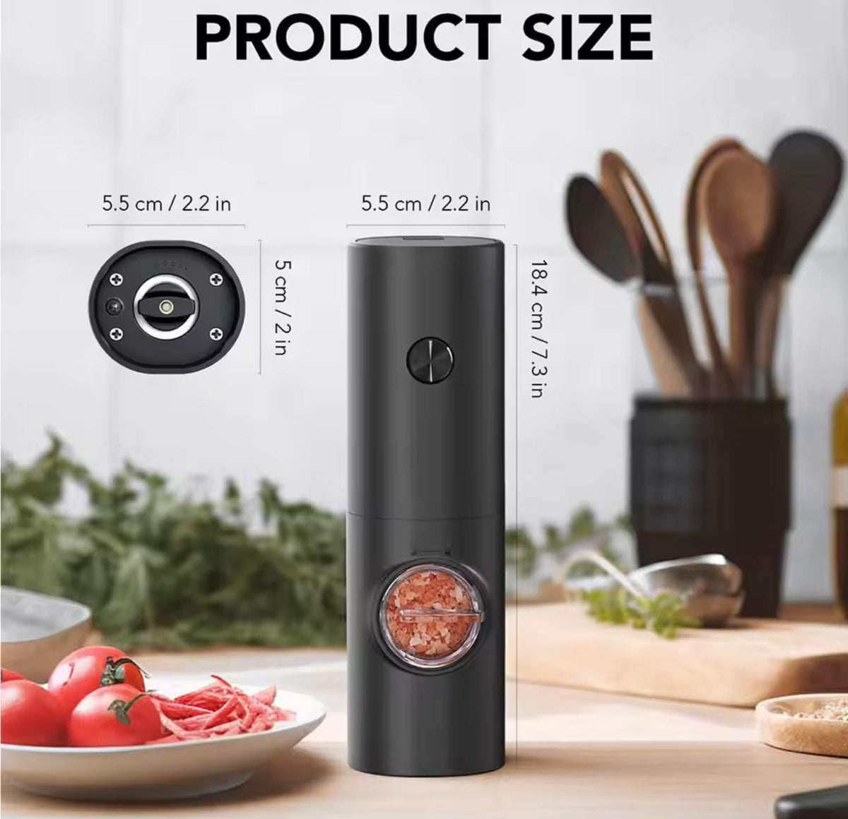 Electric Salt and Pepper Grinder
