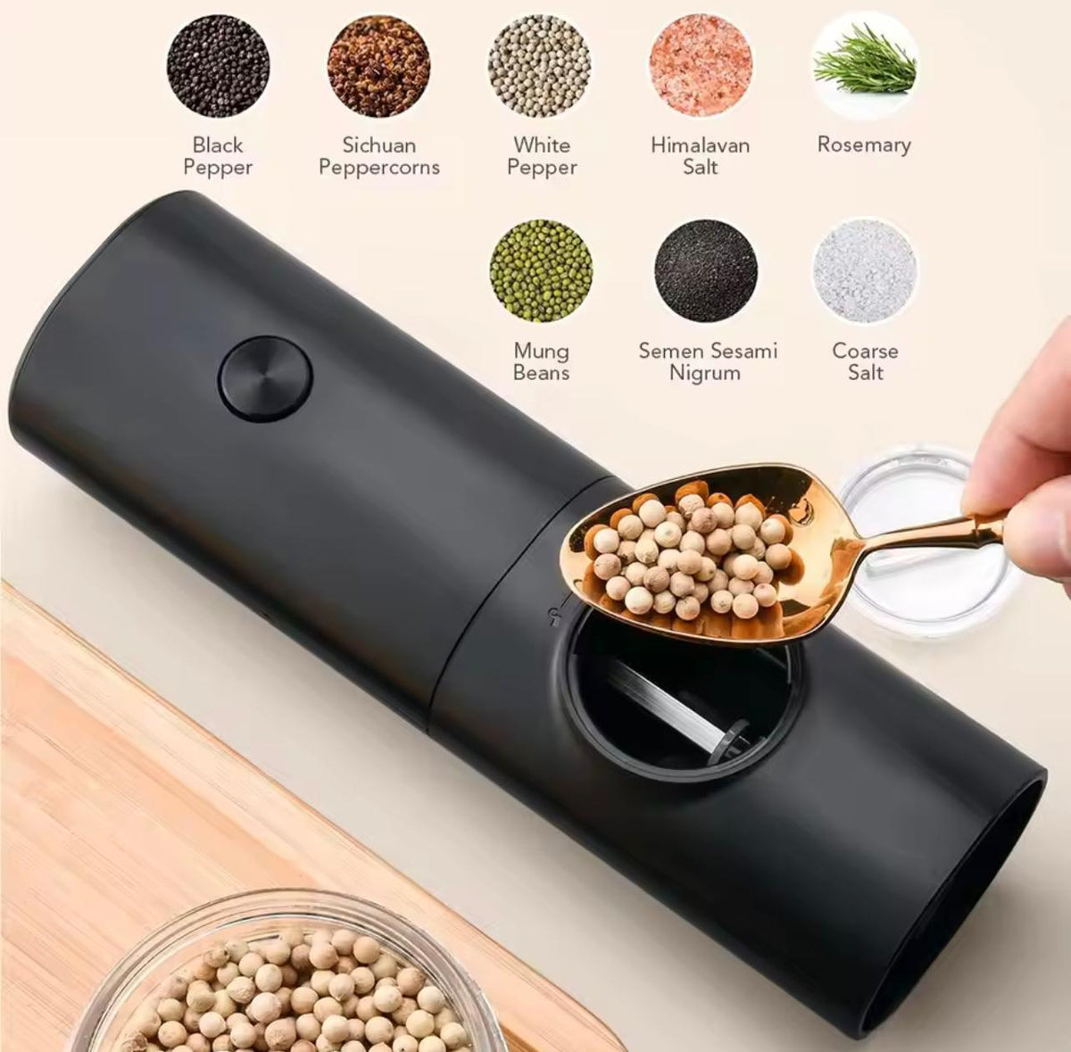 Electric Salt and Pepper Grinder