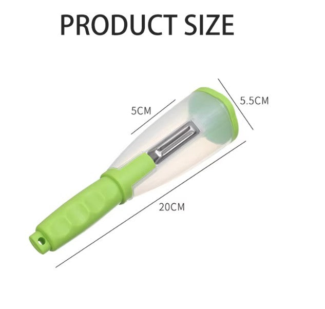 Peeling Knife With Storage Tube