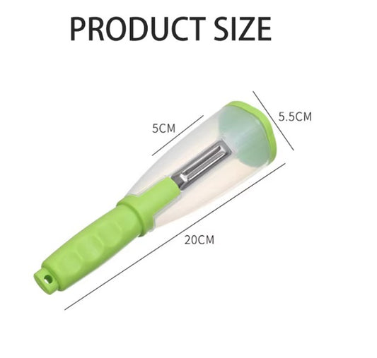 Peeling Knife With Storage Tube