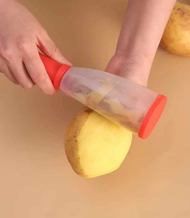Peeling Knife With Storage Tube