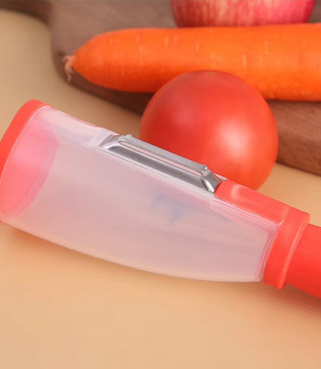 Peeling Knife With Storage Tube