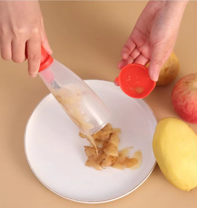 Peeling Knife With Storage Tube