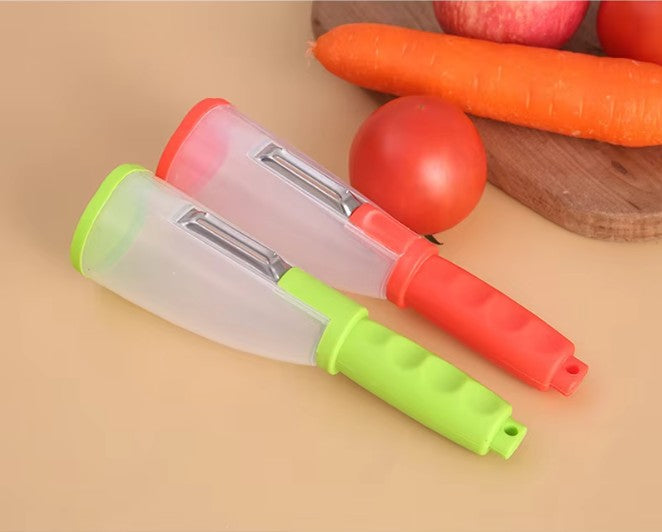 Peeling Knife With Storage Tube