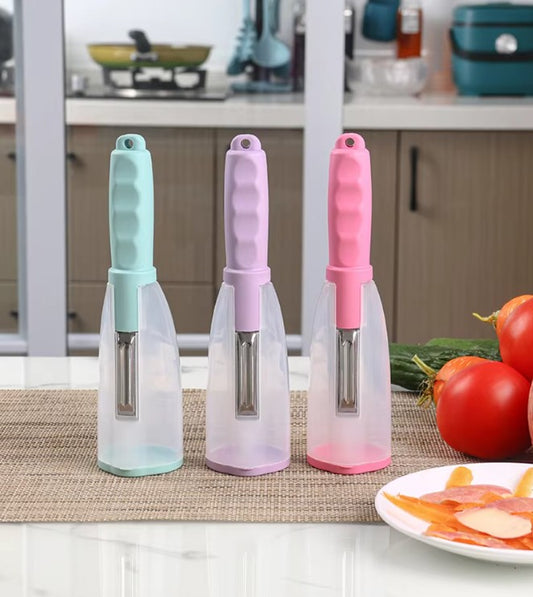 Peeling Knife With Storage Tube